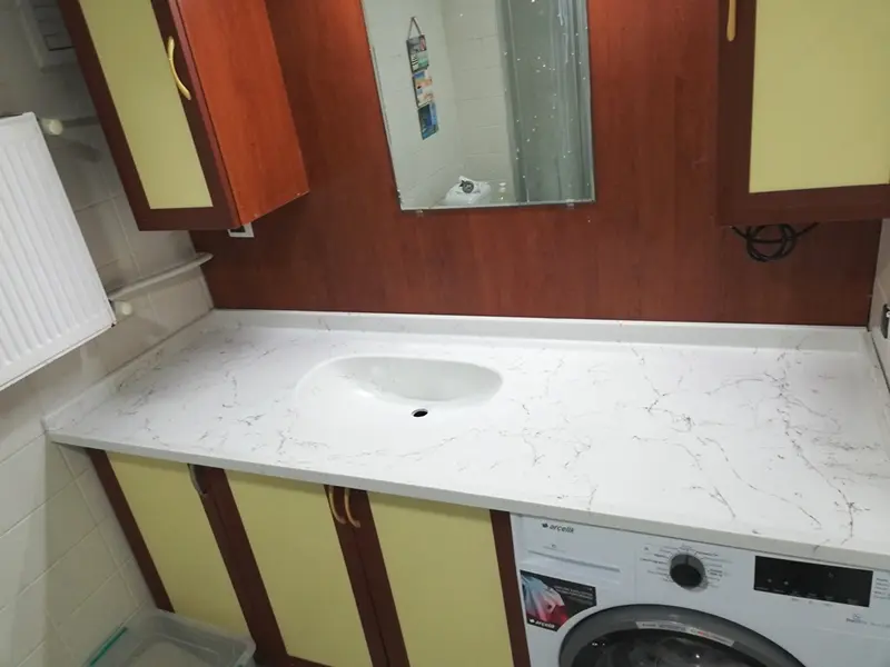 Mermerit Banyo Tezgahı - görsel 4