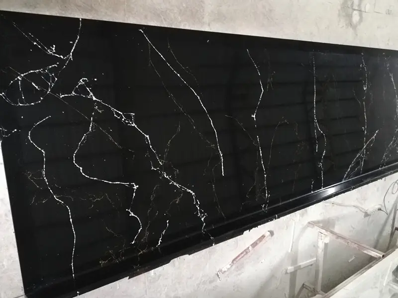 Mermer Desenli Poligranit Döküm Mutfak Tezgahı - görsel 17